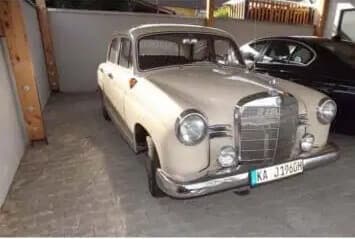 Dieses Foto zeigt den Mercedes-Benz 180 Ponton, einen Oldtimer von 1960. Das Fahrzeug hat erst 45500 Kilometer gelaufen, ist top gepflegt und befindet sich in einem sehr guten Zustand. Sammlerfahrzeug! Ein Gutachten liegt vor und Arbeiten zur Werterhaltung wurden bereits durchgeführt. Biete jetzt mit!